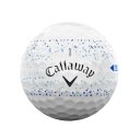 Callaway Supersoft Golfball 12er Splatter 360 weiss/blau