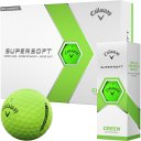 Callaway Supersoft Golfball 12er matt grün