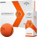 Callaway Supersoft Golfball 12er matt orange