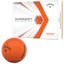 Callaway Supersoft Golfball 12er matt orange