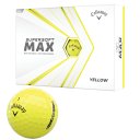 Callaway Supersoft Max Golfball 12er gelb