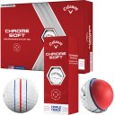 Callaway Chrome Soft Triple Track Golfball 3er weiss