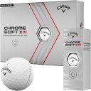 Callaway Chrome Soft X Low Spin Golfball 3er weiss