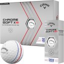 Callaway Chrome Soft X LS Triple Track Golfball 3er weiss