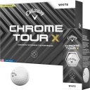 Callaway Chrome Tour X Golfball 3er weiss
