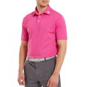 Footjoy Pique Solid Stretch Herren Polo pink