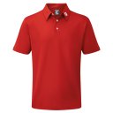 Footjoy Pique Solid Stretch Polo rot