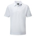 Footjoy Pique Solid Stretch Polo weiss (91823)