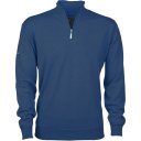 Greg Norman Merino 1/2 Zip Pullover winddicht blau