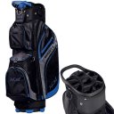 Jucad Sporty Cartbag schwarz/blau