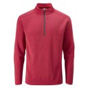 Ping Golf Herren Ramsey 1/4 Zip Sweater rot