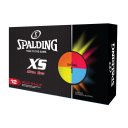 Spalding XtraSpin Golfball 12er vier Farben