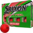 Srixon Soft Feel Golfball 12er rot