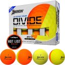 Srixon Q-Star Tour Divide Golfball 12er orange/gelb