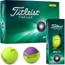 Titleist AVX Golfball 3er Packung gelb