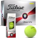 Titleist Pro V1x Golfball 2024 3er Packung gelb