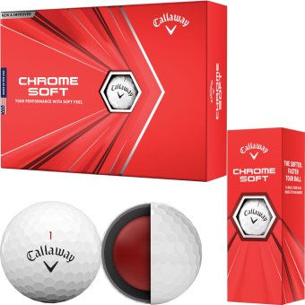 Callaway Chrome Soft 21 Golfball 3er 1