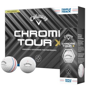 Callaway Chrome Tour X Golfball 3er triple track 1