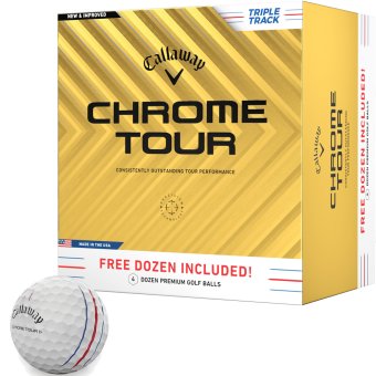 Callaway Chrome Tour Triple Track Golfball 48er weiss 1