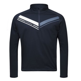 Cross M Cut T-Neck Herren Sweater 1/4 Zip navy XL