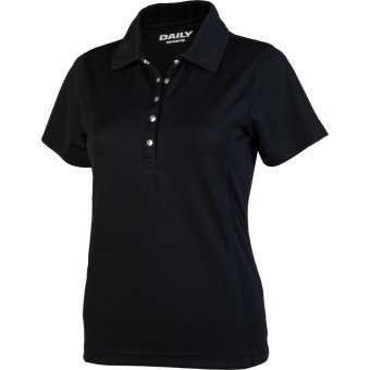 Daily Golf Macy Damen Polo schwarz - S S