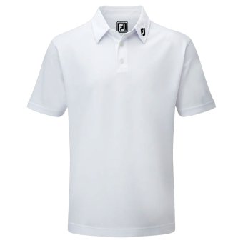 Footjoy Pique Solid Stretch Polo weiss (91823) XXL