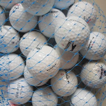 Lakeballs Marken Mix weiss 25er Netz Qualität AAA/AA 1