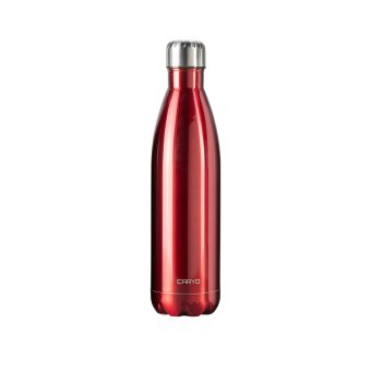 CARYO Wasserflasche aus Edelstahl in rot 1