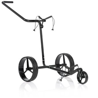 JuCad Carbon Shine Dreirad Trolley schwarz glänzend 1