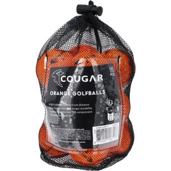 Cougar Distance Golfball 12er Netz orange 1