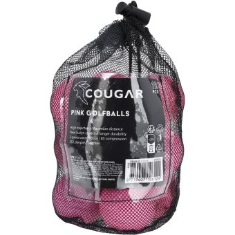 Cougar Distance Golfball 12er Netz pink 1