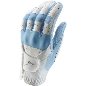 Mizuno Stretch Damen Golfhandschuh weiss/blau linke (Rechtshänder) | One Size