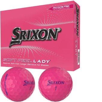 Srixon Soft Feel Lady Golfball 12er pink 1