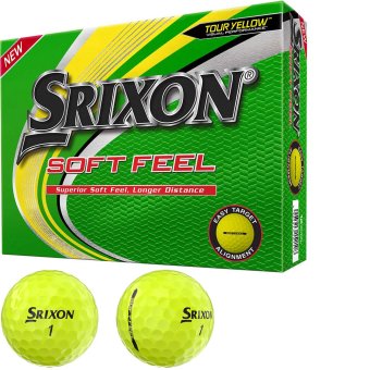 Srixon Soft Feel Golfball 12er gelb 1