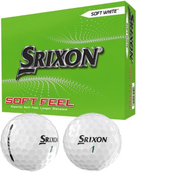Srixon Soft Feel Golfball 12er weiss 1