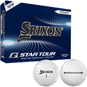 Srixon Q-Star Tour Golfball 12er weiss 1
