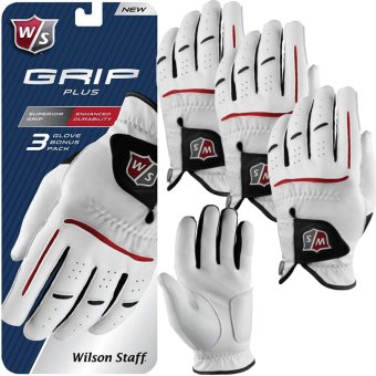 Wilson Staff Grip Plus Handschuh 3er Pack linke (Rechtshänder) | M