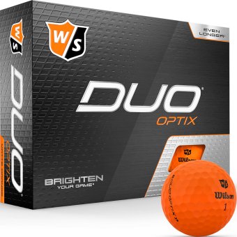 Wilson Staff DUO optix 12er matt orange 1