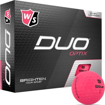 Wilson Staff DUO optix 12er matt pink 1