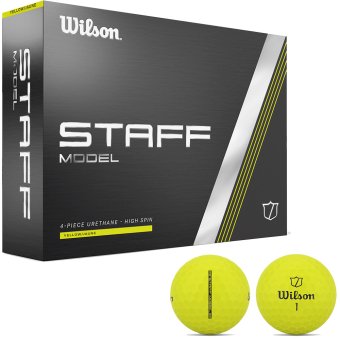 Wilson Staff Model Golfball 3er gelb 1