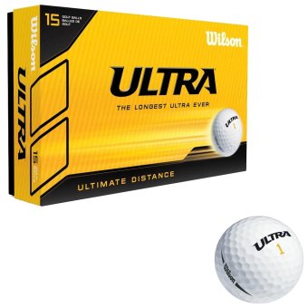 Wilson Golfbälle Ultra weiß 15er Pack 1
